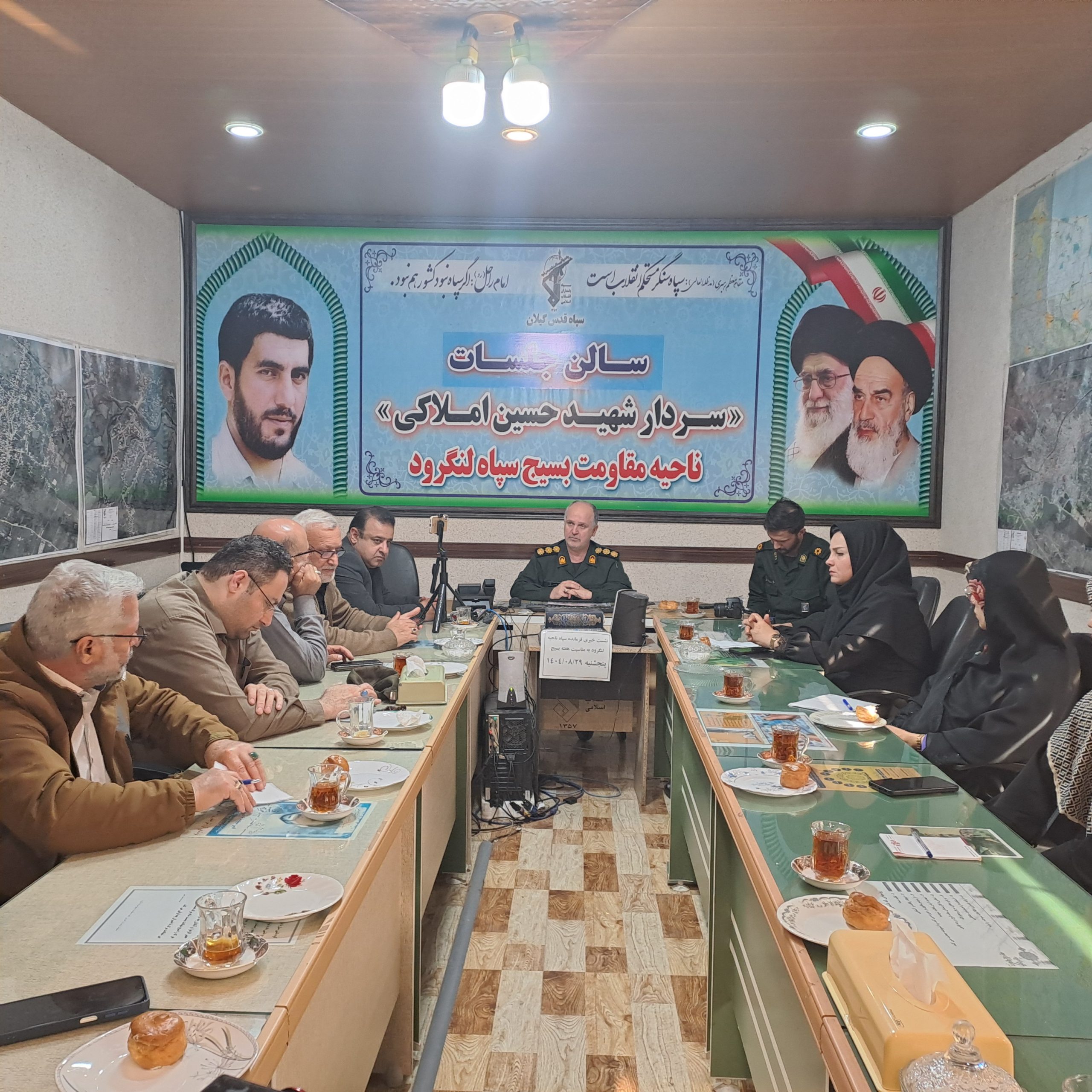 اجرای ۳۴۵ برنامه در هفته بسیج/ فرمانده سپاه لنگرود: رسانه‌ها پرچم‌دار امیدآفرینی باشند